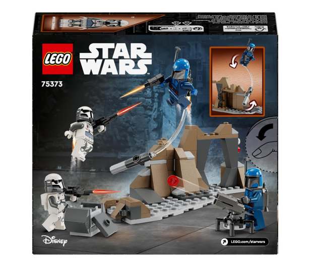 LEGO STAR WARS 75373 Zasadzka na Mandalorze — zestaw bitewny - 1248543 - zdjęcie 6